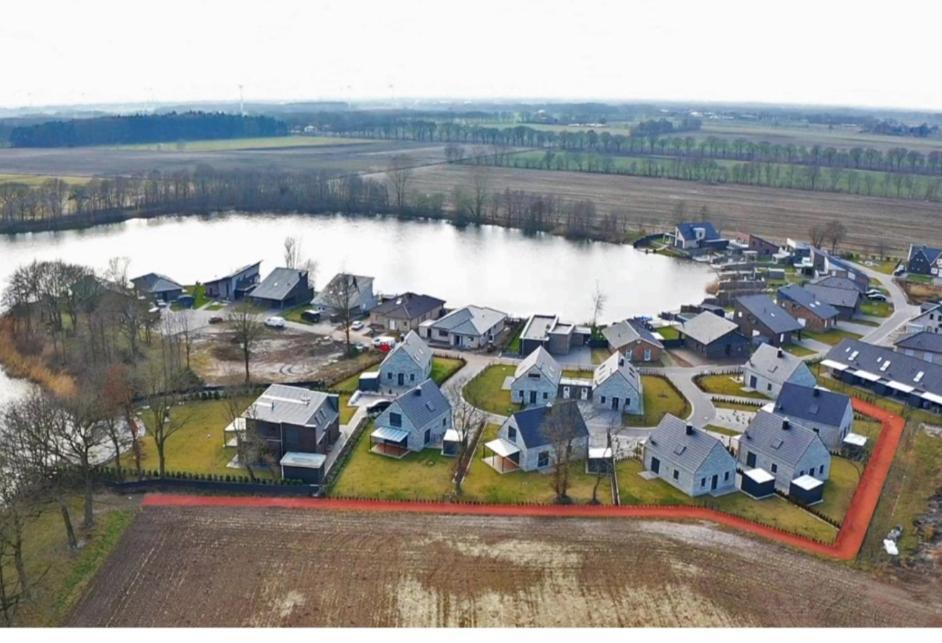 Ferienhaus Luna Am Schoenen Harkebruegger See Mit Kamin Barssel  Luaran gambar